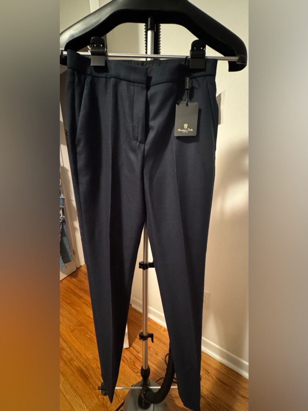 Massimo Dutti Women’s Navy Dress Pants